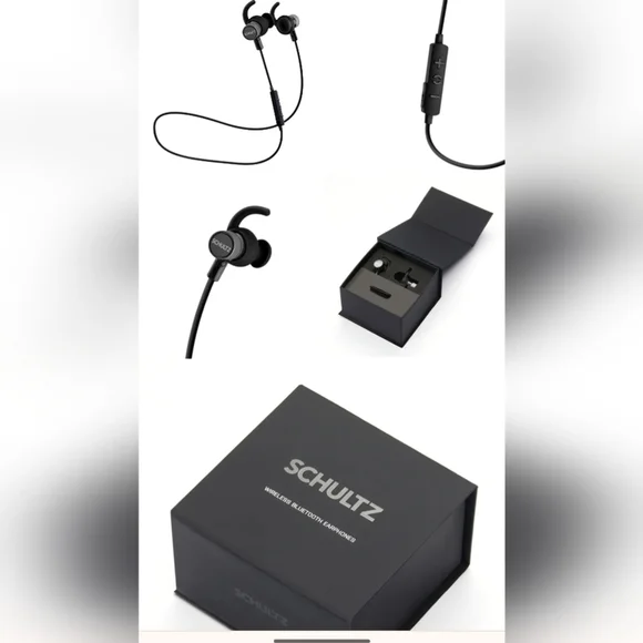 Schulz Wireless Earphones Bluetooth In Ear Q-Tech Cordless Ear phone Ear buds - Picture 6 of 10